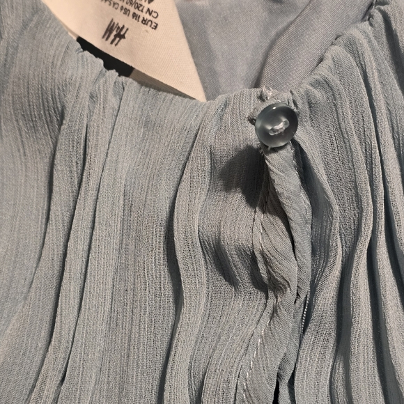 H&M Womens Off-the-Shoulder Pleated Top - Picture 3 of 4